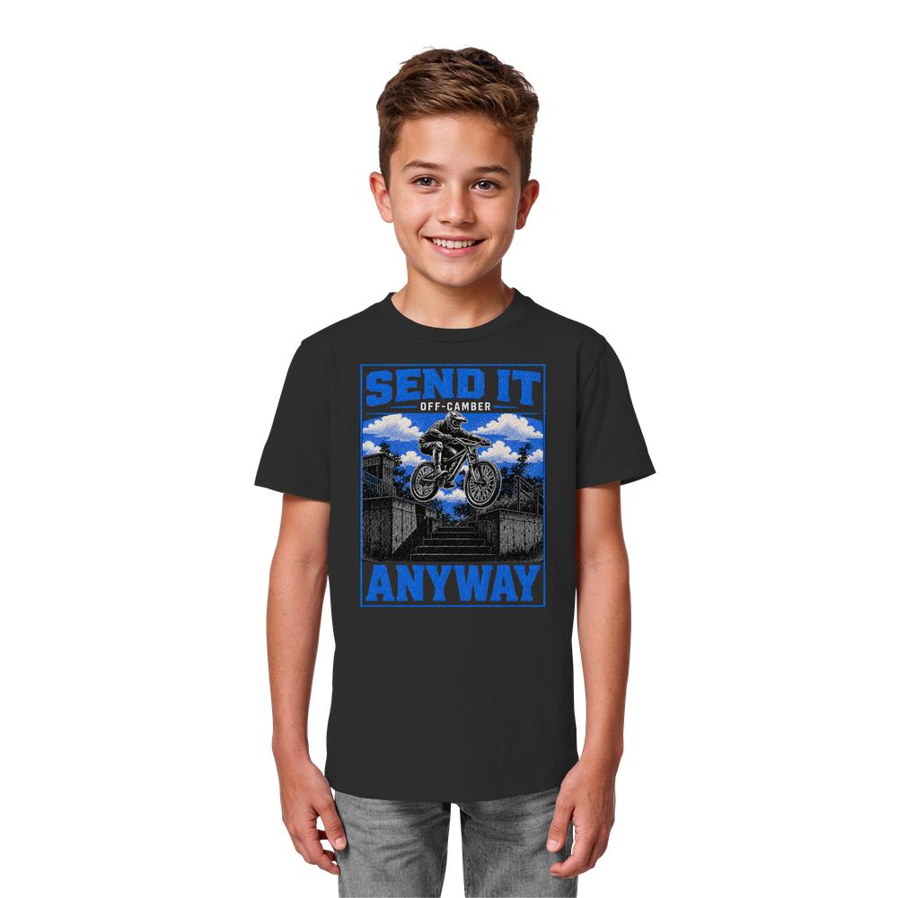 SEND IT ANYWAY - Organic Kids-Shirt – Bild 3
