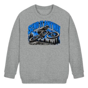 SEND IT ANYWAY Blue Whip - Organic Kids-Sweatshirt