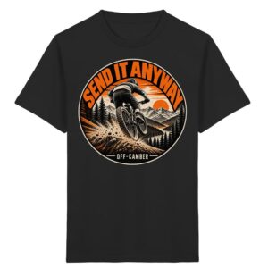 SEND IT ANYWAY Mountain Badge - Organic Kids-Shirt - Kids Organic Shirt