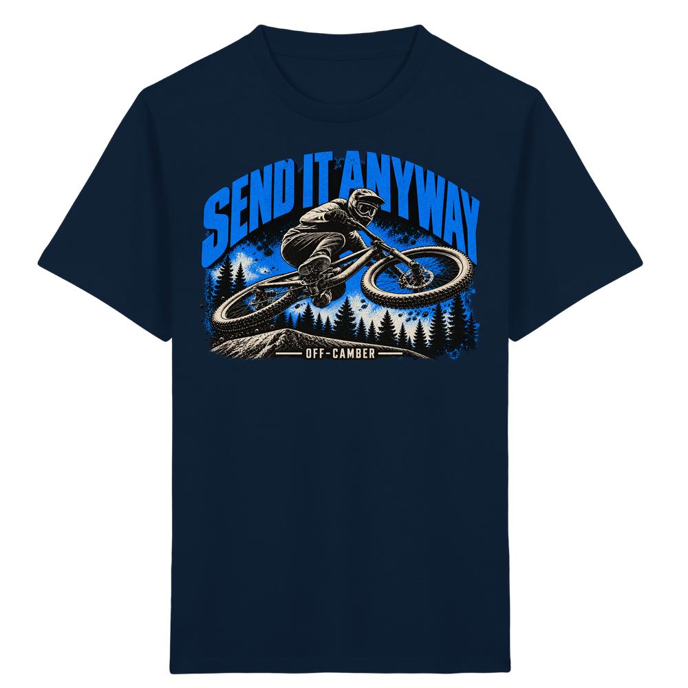 SEND IT ANYWAY Blue Whip - Organic Kids-Shirt – Bild 6