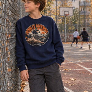 Off-Camber Sweatshirt Send it Anyway Mountain Badge